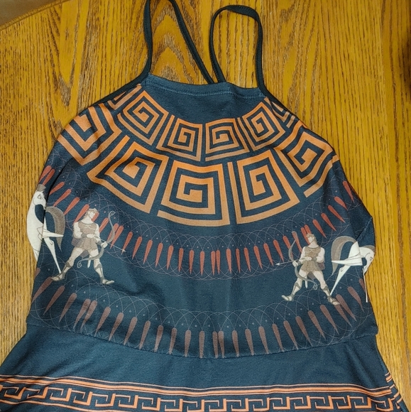 Disney Hercules pottery dress in black size Large - Picture 3 of 4